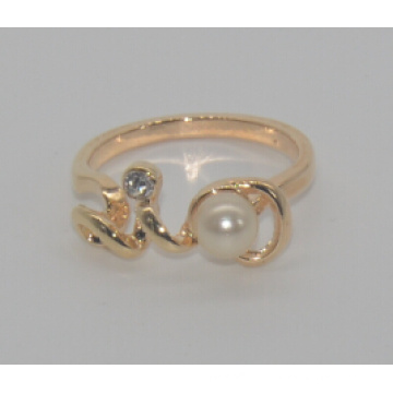 Perle de la Saint-Valentin avec diamant Love Ring (XRG12460)